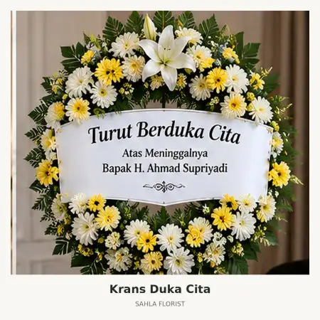 Krans Bunga Duka Nias Selatan